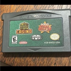 Gameboy Advance Casino Dual Game WORKS PERFECTLY